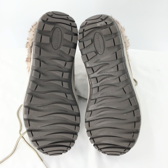 Bearpaw Women Boots Faux Fur Winter Waterproof Sheep Skin Lining Brown Sz 8 - Picture 12 of 16
